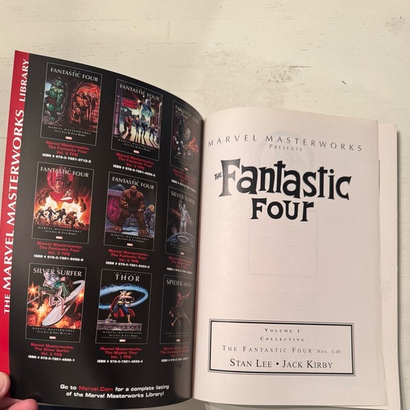 Marvel Masterworks THE FANTATIC FOUR Vol 1 TPB 2011 Stan Lee Jack Kirby VF Comic - Picture 2 of 4
